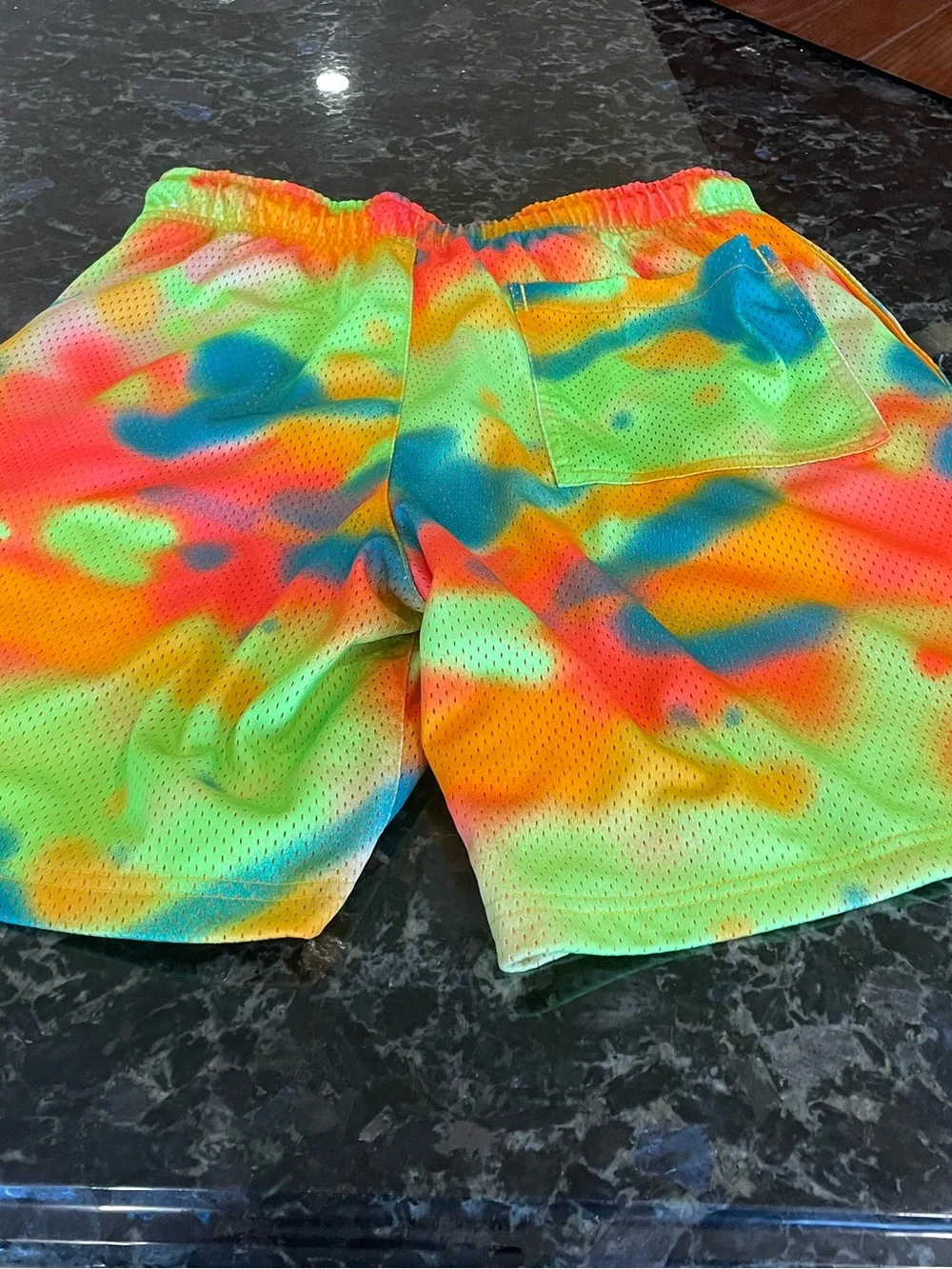 Nike Jordan Multicolor Tie-Dye Mesh Athletic Shorts